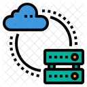 Transferir almacenamiento en la nube  Icono