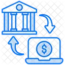 Transferencia bancaria  Icono