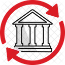 Transferencia Bancaria Dinero Pago Icono