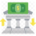 Transferencia Bancaria Pago Transaccion Icono