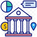 Transferencia Bancaria Banco Deposito Icono