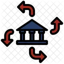 Transferencia bancaria  Icono