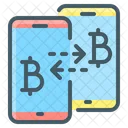 Bitcoin Criptomoeda Par Ícone