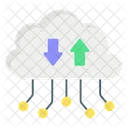Transferir dados na nuvem  Ícone