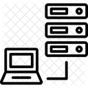 Transferencia De Almacenamiento De Datos A PC Transferencia De Datos Base De Datos A PC Icono