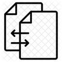Transferencia De Archivos Transferencia De Datos Intercambio De Datos Icono
