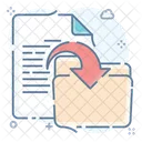 Transferencia De Archivos Transferencia De Datos Intercambio De Datos Icono