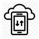 Transferencia De Archivos Conexion De Datos Movil Icono