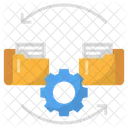 Transferencia De Archivos Datos Documento Icono