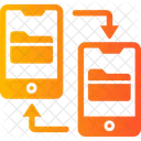 Transferencia de archivos 5G  Icono