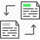 Transferencia de archivos  Icono