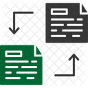 Transferencia De Archivos Datos Intercambio Icono