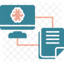 Transferencia De Datos Archivo Transferencia Icono