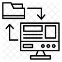 Transferencia De Datos Transferencia Internet Icono