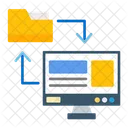 Transferencia De Datos Transferencia Internet Icono