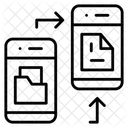 Transferencia De Dados Arquivo Transferencia Ícone