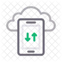 Transferencia De Arquivos Conexao De Dados Celular Icon