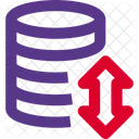 Transferencia de base de datos  Icono