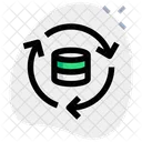 Transferencia de base de datos  Icono