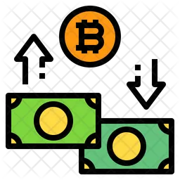 Transferência de bitcoins  Ícone