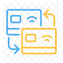 Transferência de cartão  Ícone