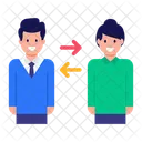 Transferencia de comunicación  Icono