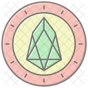 Icone De Cor Linear De Transferencia De Criptografia Icon