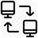Transferencia De Dados Desktop Computador Ícone