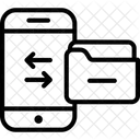 Transferencia De Dados Compartilhamento De Dados Transferencia De Documentos Ícone
