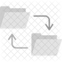 Transferência de dados  Ícone