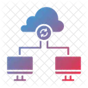 Dados Transferencia Compartilhamento De Dados Ícone