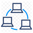 Transferência de dados de computador  Ícone