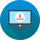 Transferencia De Dados Upload Lancamento De Site Ícone
