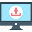 Transferencia De Dados Upload Lancamento De Site Ícone
