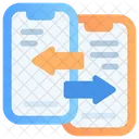 Transferencia De Dados Celular Troca Icon