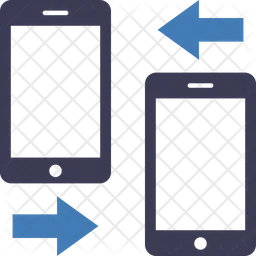 Transferência de dados móveis  Ícone