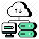 Transferencia De Dados Em Nuvem Troca De Dados Transmissao De Dados Ícone