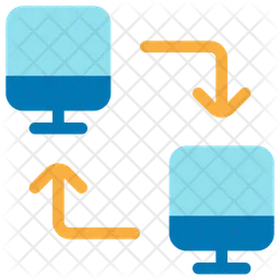 Transferencia de datos  Icono