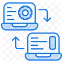 Transferencia de datos  Icono