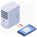 Transferencia De Datos Intercambio De Datos Sincronizacion De Datos Icono