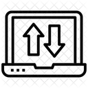 Transferencia De Datos Descarga De Datos Carga De Datos Icono