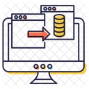 Transferencia de datos  Icono
