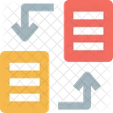 Transferencia De Datosv Transferencia De Datos Transferencia De Informacion Icono