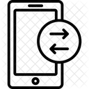 Intercambio De Datos Transferencia De Datos Transmision De Datos Icono