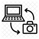 Camara Transferencia De Datos Transferencia De Archivos Icono