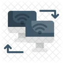 Transferencia de datos  Icono