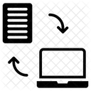 Transferencia De Datos Intercambio De Datos Intercambio De Datos Icono