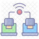 Transferencia De Datos Analisis Sincronizacion Icono