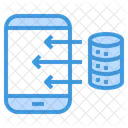 Smartphone Transferencia Transferencia De Datos Icono
