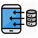 Smartphone Transferencia Transferencia De Datos Icono